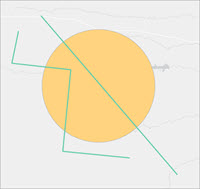 Polylinien-Eingabe-Geometrien und Polygon-Clip-Geometrien