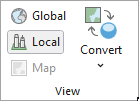 ArcGIS Pro-Optionen zum Konvertieren zwischen Karten, globalen Szenen und lokalen Szenen