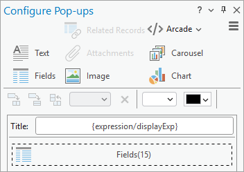 Bereich "Pop-ups konfigurieren"