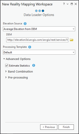 Data Loader-Optionen