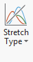 Trennschaltfläche "Streckungstyp"