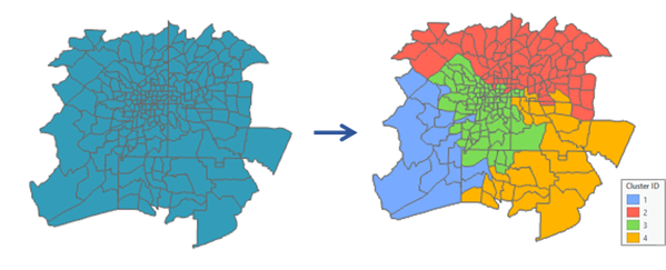 Räumlich eingeschränktes multivariates Schema