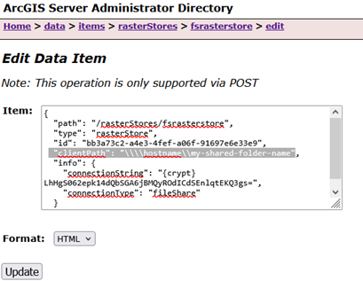 Client-Pfad bearbeiten