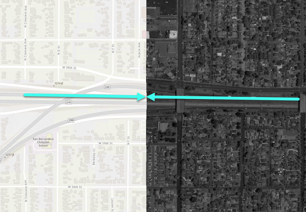 Orthorectified Image Example