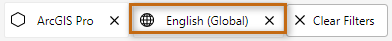 Clearing a language filter