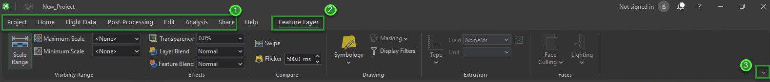 ArcGIS Drone2Map ribbon
