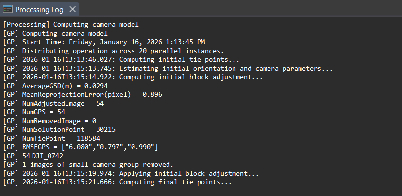 Processing log information
