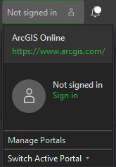ArcGIS Drone2Map sign-in prompt