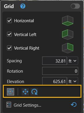 Grid toolbar