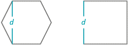 Square and hexagonal bin measurements