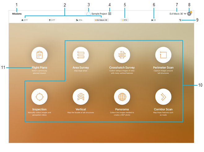 Preflight, the ArcGIS Flight interface shows the main components.