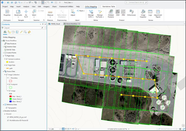 Ortho Mapping view