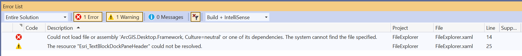 XAML Designer issue XAMLDesignerIssue