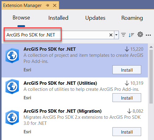 ArcGIS Pro SDK Search Search1.png