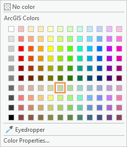 Color palette with Apple Dust indicated (row 7, column 6)