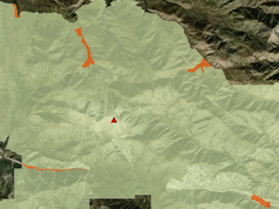 Clip tool results shown in map view