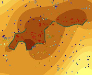 Diffusion interpolation without cost surface