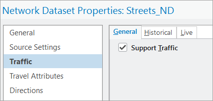 Support Traffic option