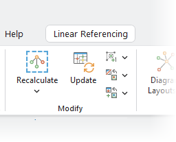 Modify group on the Network Diagram tab