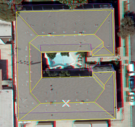 3D hip roof feature