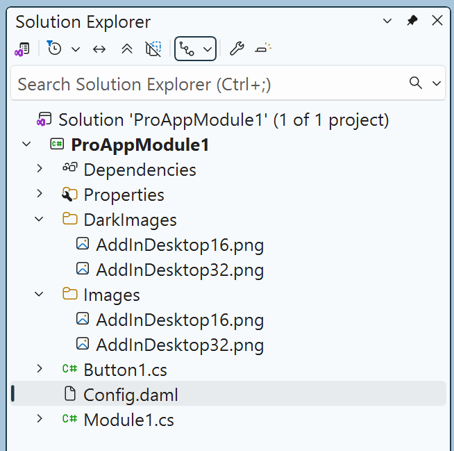 Add-in Project content NewContent