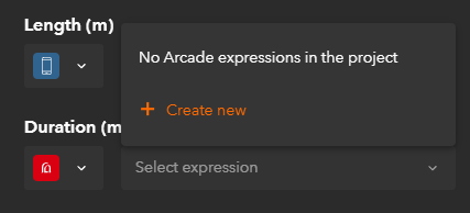 Create a new Arcade expression.