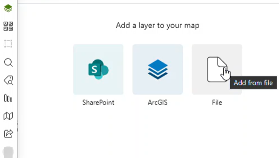 File button in Layers pane