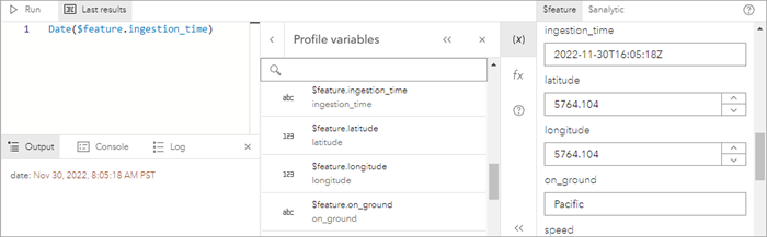 Best practices for Arcade expressions | ArcGIS Velocity documentation