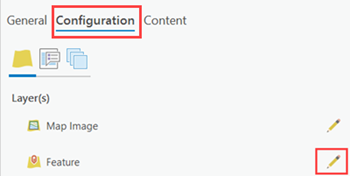 Configure las propiedades de la capa de entidades.