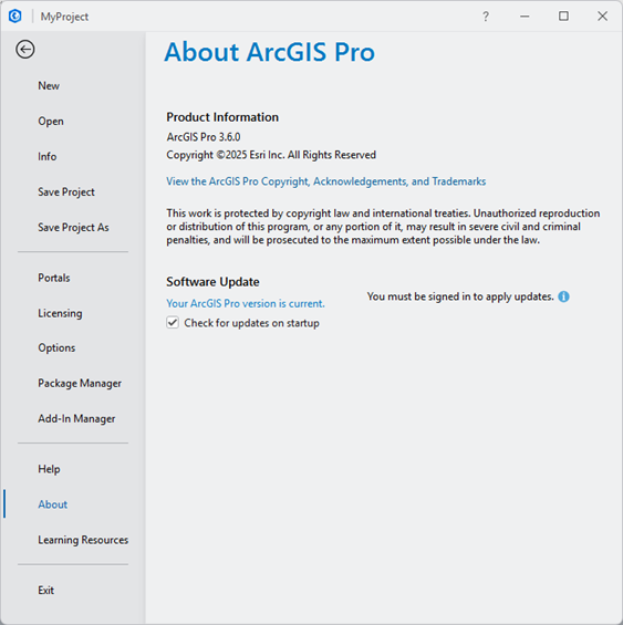 Configuración de ArcGIS Pro