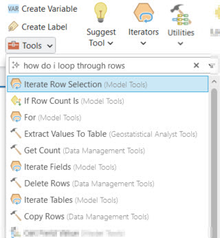 Búsqueda semántica en ModelBuilder