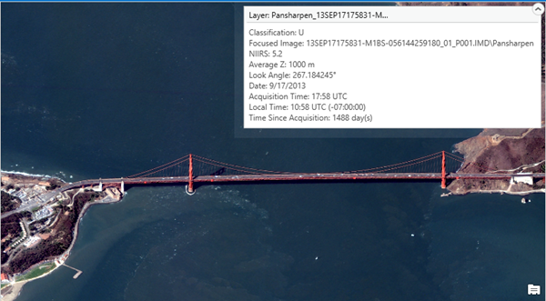 Pantalla integrada correspondiente a una imagen oblicua