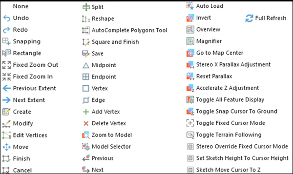 Comandos programables del Softmouse