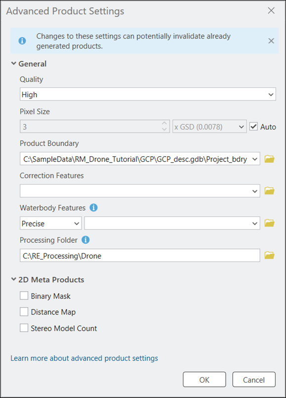 Configuración avanzada para varios productos