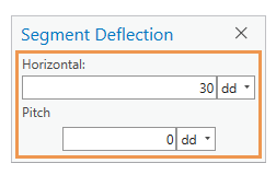 Segment Deflection (Déflexion du segment)