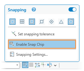Enable Snap Chip (Activer le fragment de capture)