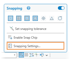 Snapping Settings (Paramètres de capture)