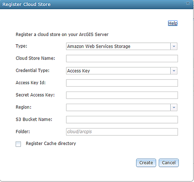 Inscrire le store Cloud