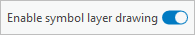 Paramètre Enable symbol layer drawing (Activer le dessin des couches de symboles)