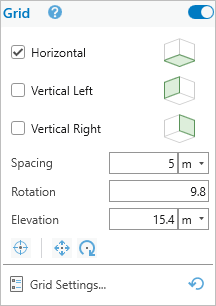 Grid Settings (Paramètres de grille)