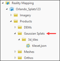 Tuiles Gaussian Splats