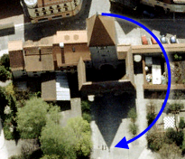Utilisation de l’outil Top To Top Shadow Height (Hauteur du sommet à l’ombre au sol du sommet)