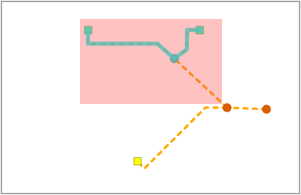 Exemple de diagramme dans la version par défaut après la réinjection de la version A