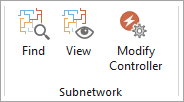 Outils et commandes du groupe Subnetwork (Sous-réseau)
