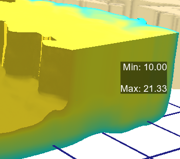 Superposition du filtre du voxel comme texte par défaut