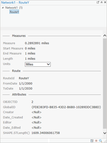 Fenêtre contextuelle Identify Routes (Identifier des itinéraires)