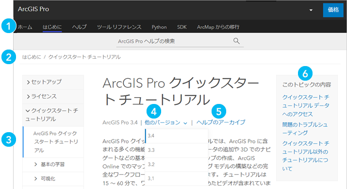 ArcGIS Pro のヘルプ システム