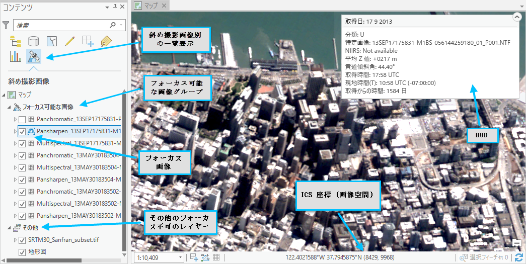 画像空間のコントロールと情報