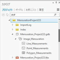 計測フィーチャクラス