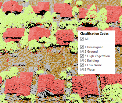 ArcGIS Pro における LiDAR ポイントの分類